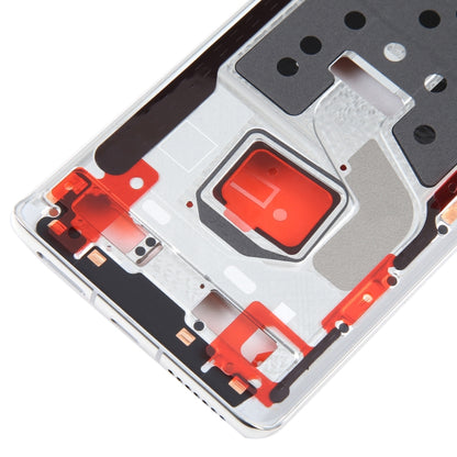 For Huawei Mate 40 Pro Front Housing LCD Frame Bezel Plate(Silver) by buy2fix