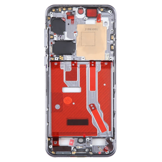 For Huawei P50 Front Housing LCD Frame Bezel Plate(Black) by buy2fix