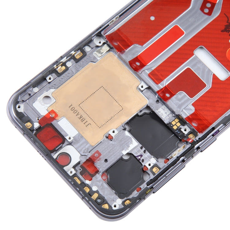 For Huawei P50 Front Housing LCD Frame Bezel Plate(Black) by buy2fix