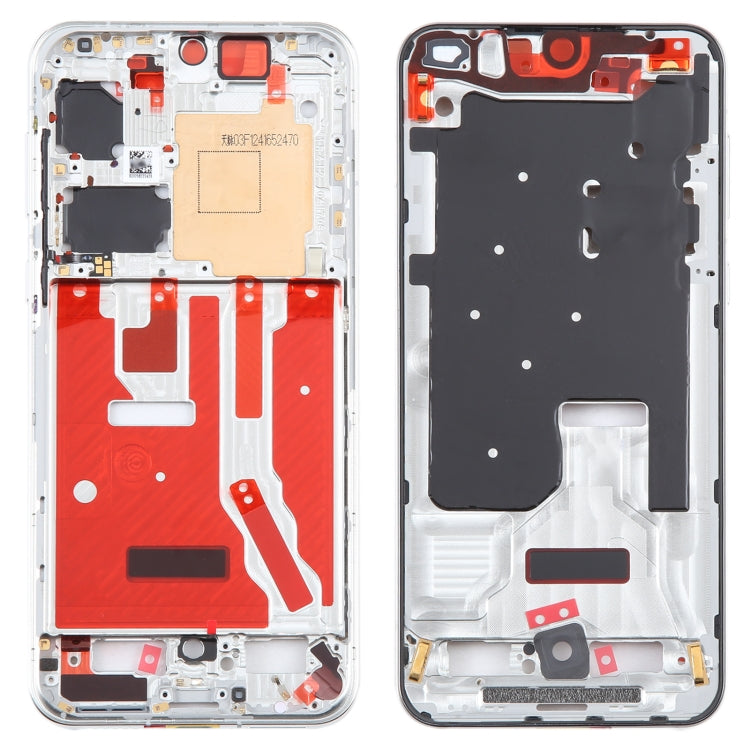 For Huawei P50 Front Housing LCD Frame Bezel Plate(Silver) by buy2fix