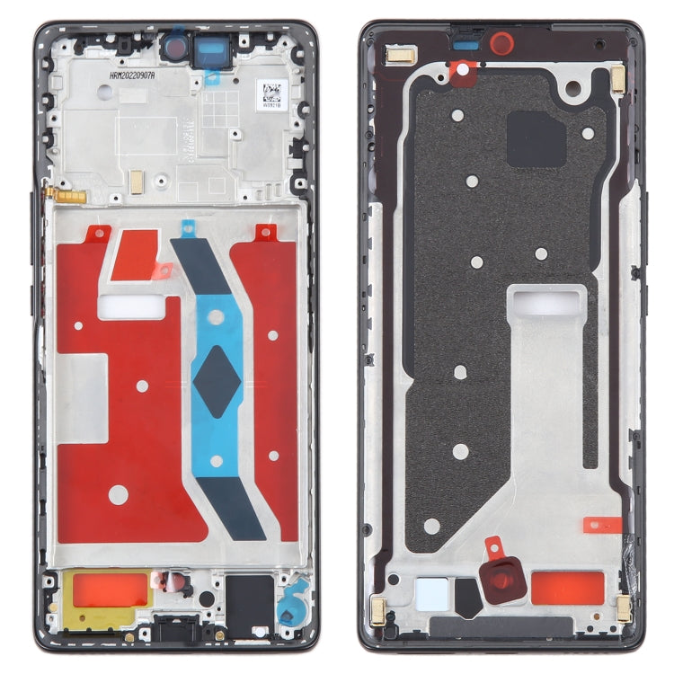 For Honor X40 Front Housing LCD Frame Bezel Plate(Black) by buy2fix