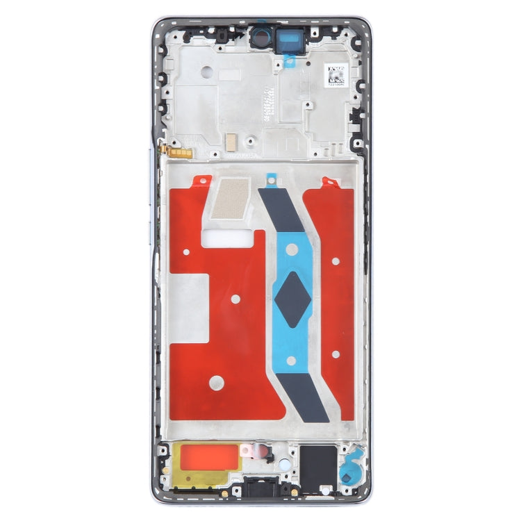 For Honor X40 Front Housing LCD Frame Bezel Plate(Blue) by buy2fix