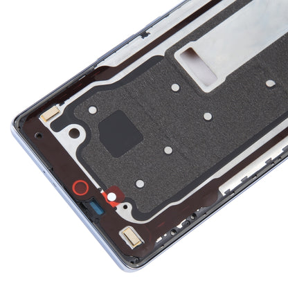 For Honor X40 Front Housing LCD Frame Bezel Plate(Blue) by buy2fix
