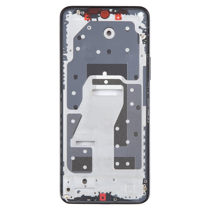 For Honor X8a Front Housing LCD Frame Bezel Plate(Black) - Frame Bezel Plate by buy2fix | Online Shopping UK | buy2fix