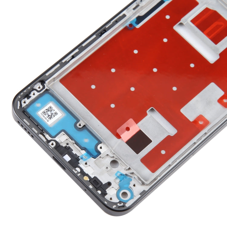 For Honor X8a Front Housing LCD Frame Bezel Plate(Black) - Frame Bezel Plate by buy2fix | Online Shopping UK | buy2fix