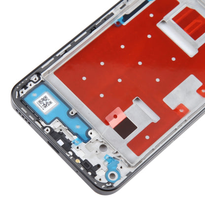 For Honor X8a Front Housing LCD Frame Bezel Plate(Black) - Frame Bezel Plate by buy2fix | Online Shopping UK | buy2fix