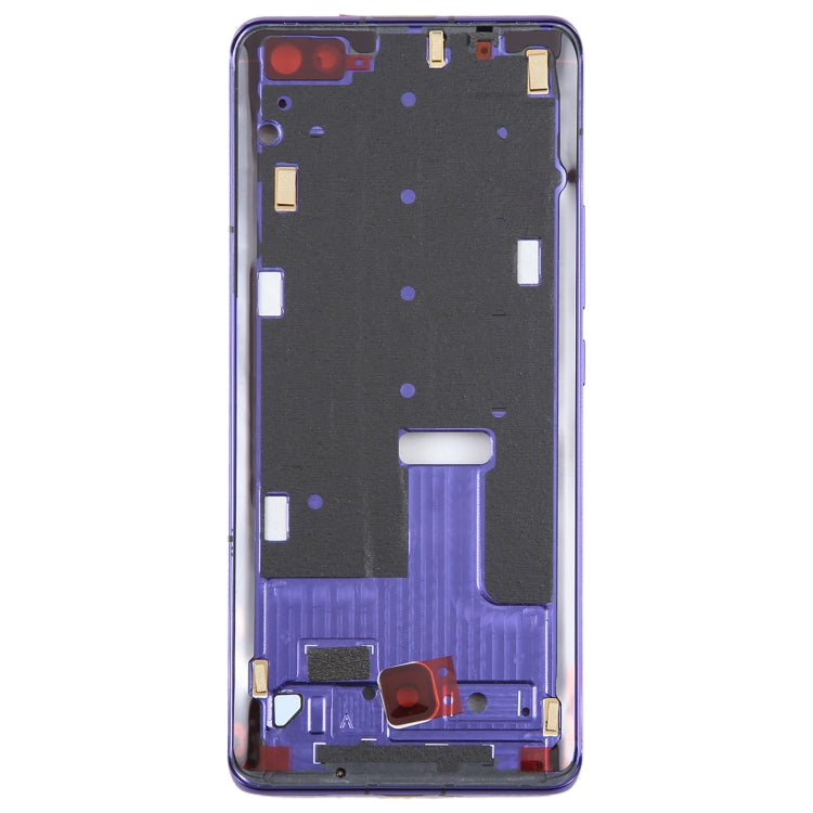 For Huawei nova 7 Pro Front Housing LCD Frame Bezel Plate(Purple) by buy2fix