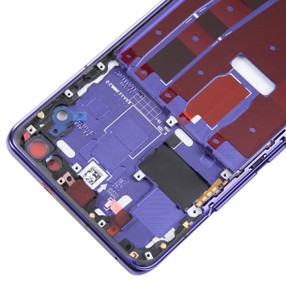 For Huawei nova 7 Pro Front Housing LCD Frame Bezel Plate(Purple) by buy2fix