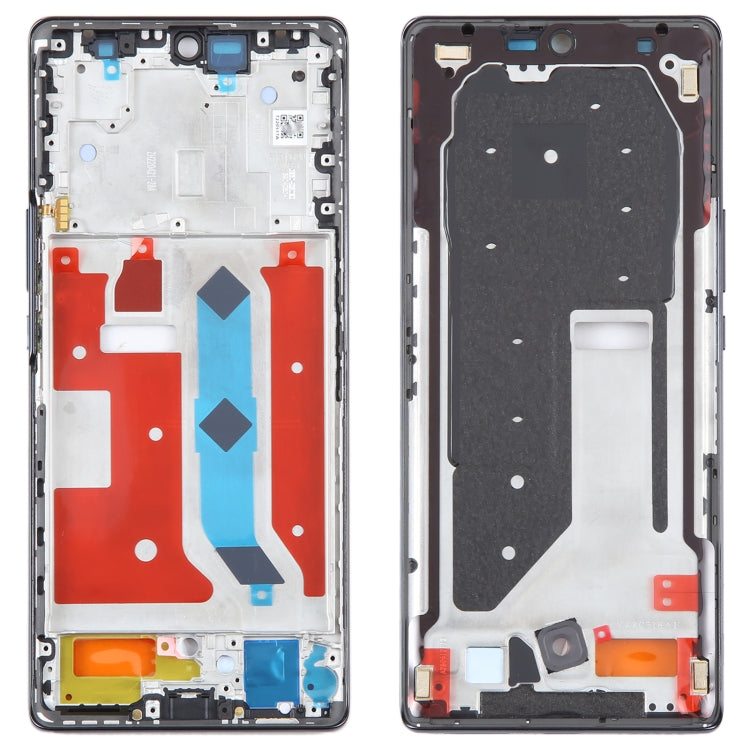 For Honor 60 SE Front Housing LCD Frame Bezel Plate(Black) by buy2fix
