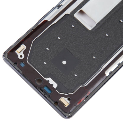 For Honor 60 SE Front Housing LCD Frame Bezel Plate(Black) by buy2fix