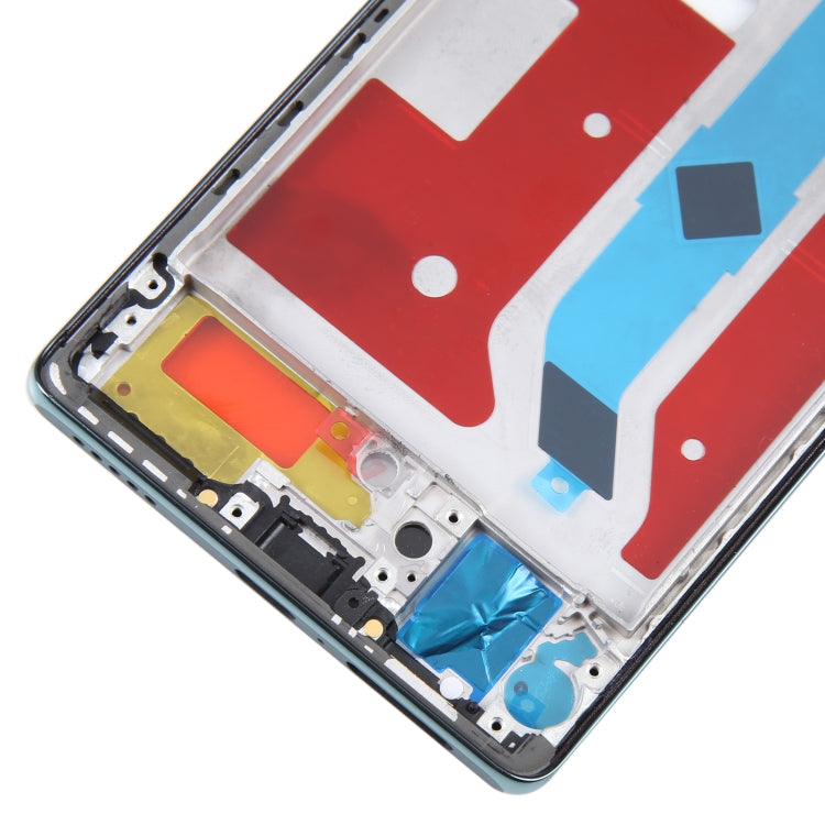 For Honor 60 SE Front Housing LCD Frame Bezel Plate(Green) by buy2fix