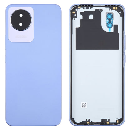 For vivo Y02 Original Battery Back Cover with Camera Lens Cover(Blue) by buy2fix