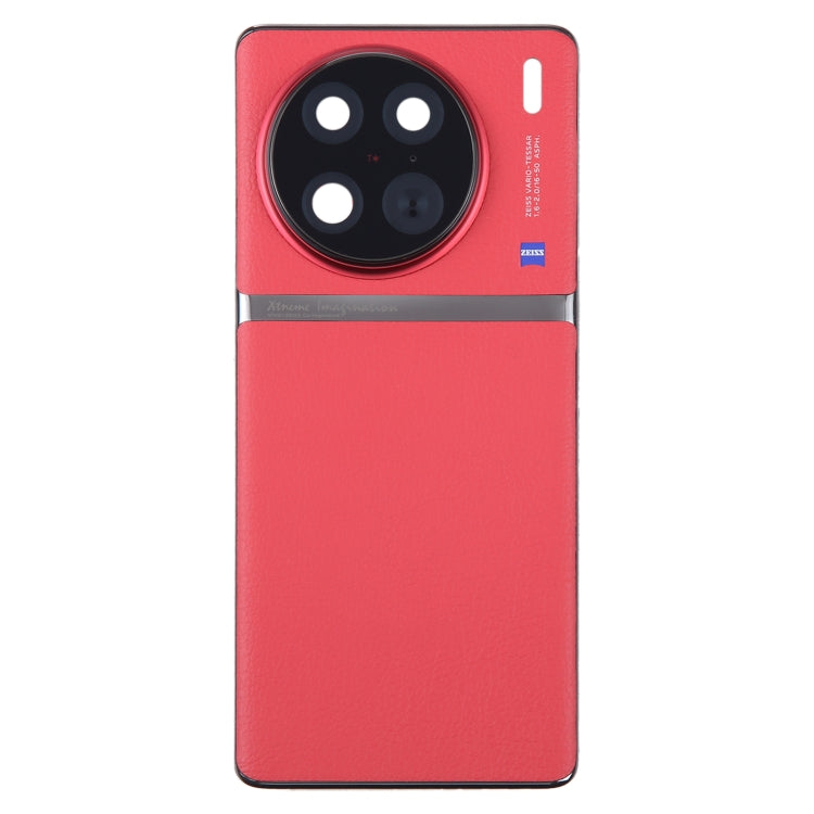 For vivo X90 Pro Original Battery Back Cover with Camera Lens Cover(Red) - Back Cover by buy2fix | Online Shopping UK | buy2fix