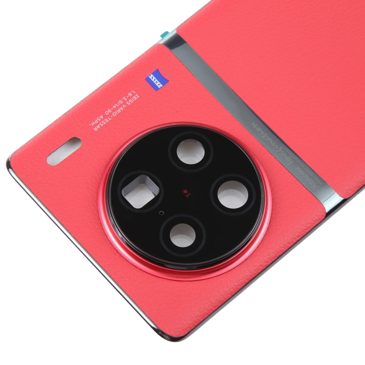 For vivo X90 Pro+ Original Battery Back Cover with Camera Lens Cover(Red) - Back Cover by buy2fix | Online Shopping UK | buy2fix