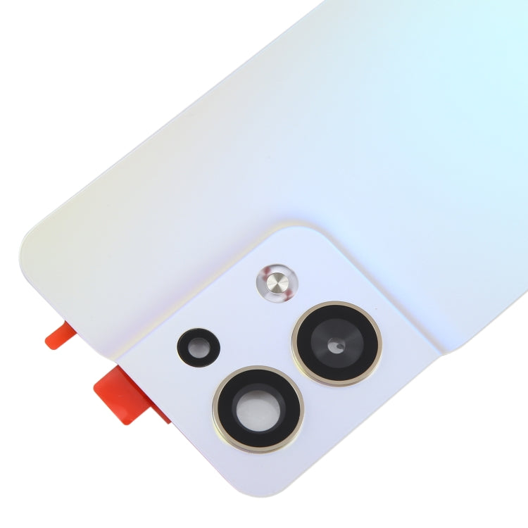 For OPPO Reno8 5G Original Battery Back Cover with Camera Lens Cover(Pink) - Back Cover by buy2fix | Online Shopping UK | buy2fix