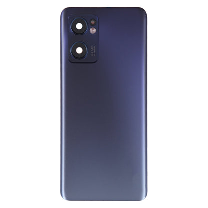 For OPPO Reno7 5G Original Battery Back Cover with Camera Lens Cover(Black) by buy2fix