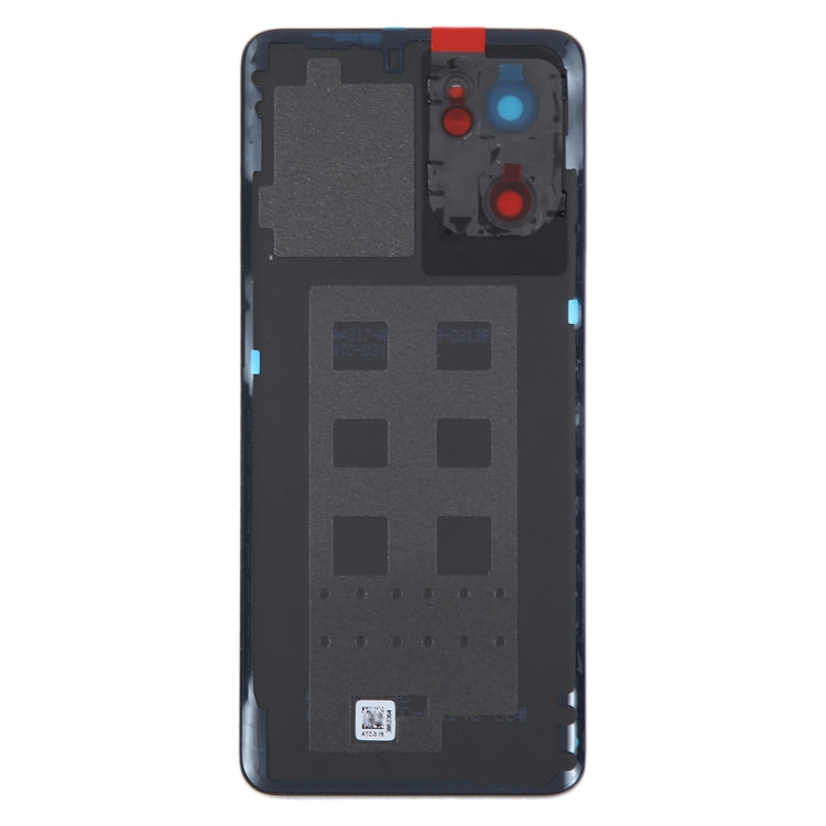 For OPPO Reno7 5G Original Battery Back Cover with Camera Lens Cover(Blue) by buy2fix