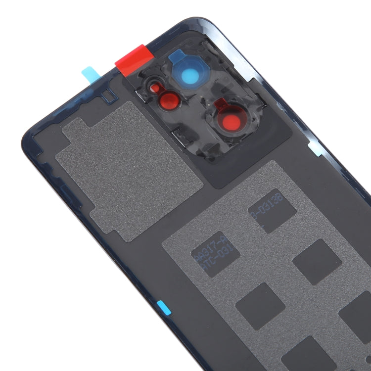 For OPPO Reno7 5G Original Battery Back Cover with Camera Lens Cover(Blue) by buy2fix