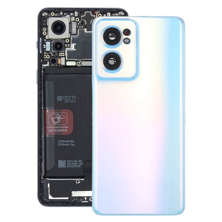 For OnePlus Nord CE 2 5G Original Battery Back Cover with Camera Lens Cover(Blue) - Back Cover by buy2fix | Online Shopping UK | buy2fix