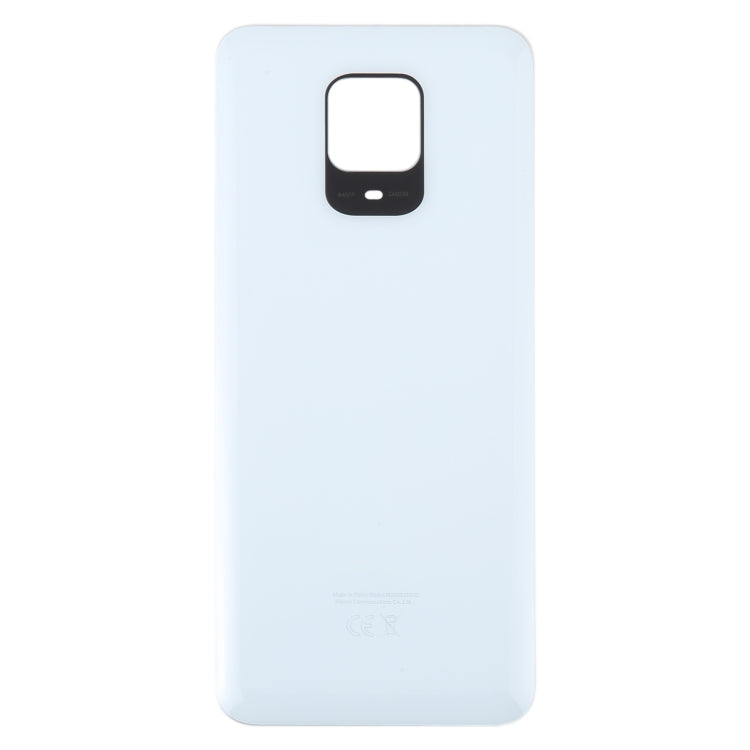 For Xiaomi Redmi Note 9S OEM Glass Battery Back Cover(White) by buy2fix