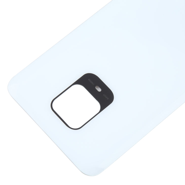 For Xiaomi Redmi Note 9S OEM Glass Battery Back Cover(White) by buy2fix