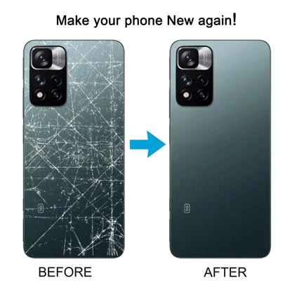 For Xiaomi 11i Glass Battery Back Cover(Green) by buy2fix