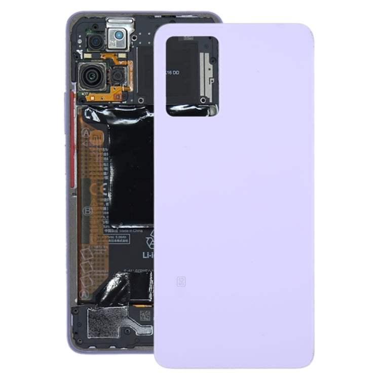 For Xiaomi Redmi Note 11 Pro+ 5G India Glass Battery Back Cover(Purple) by buy2fix