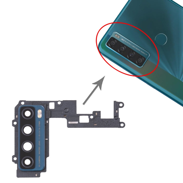 For TCL 20 SE Camera Lens Cover(Green) by buy2fix