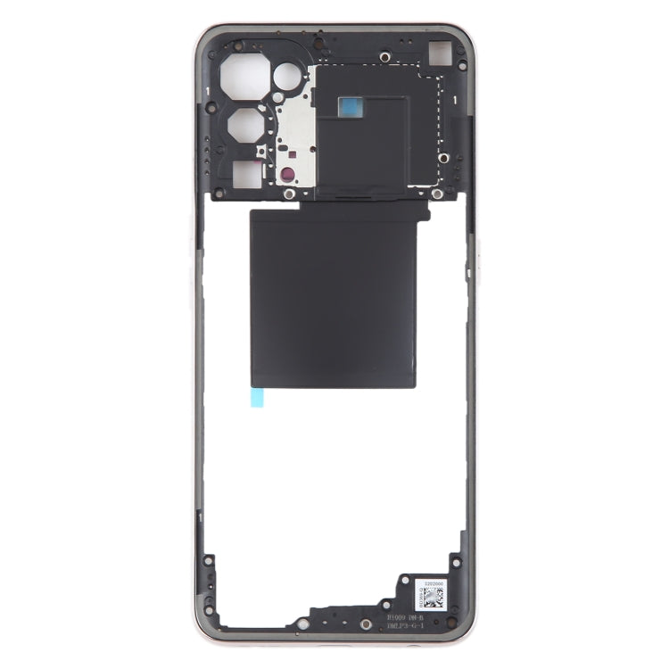 For OPPO Find X3 Lite Original Middle Frame Bezel Plate (Gold) - Frame Bezel Plate by buy2fix | Online Shopping UK | buy2fix