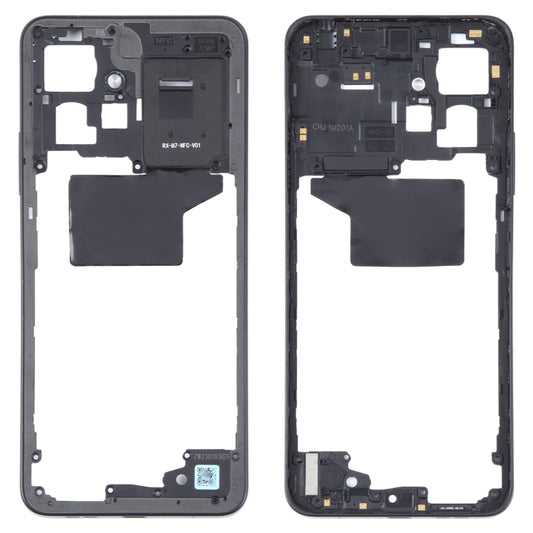 For Xiaomi Redmi Note 12 4G Original Middle Frame Bezel Plate (Black) - Frame Bezel Plate by buy2fix | Online Shopping UK | buy2fix