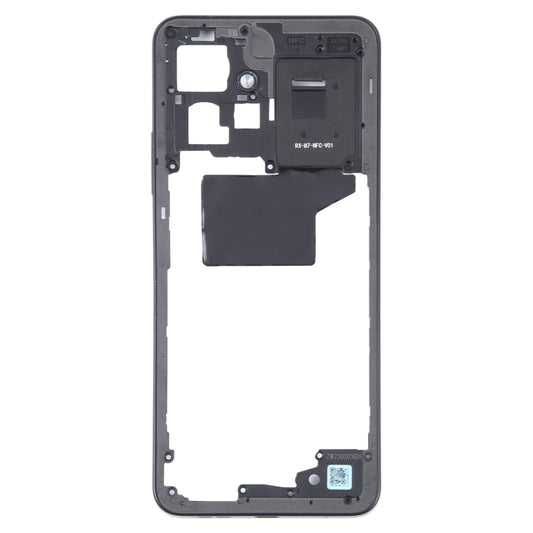 For Xiaomi Redmi Note 12 4G Original Middle Frame Bezel Plate (Black) - Frame Bezel Plate by buy2fix | Online Shopping UK | buy2fix