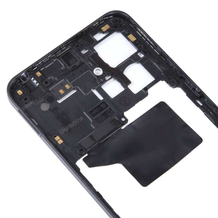 For Xiaomi Redmi Note 12 4G Original Middle Frame Bezel Plate (Black) - Frame Bezel Plate by buy2fix | Online Shopping UK | buy2fix