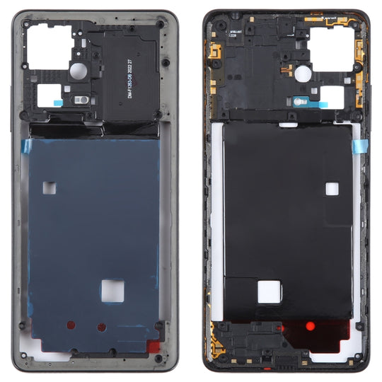Pour Xiaomi Redmi Note 12 Pro + plaque de lunette de cadre central d'origine (noir)