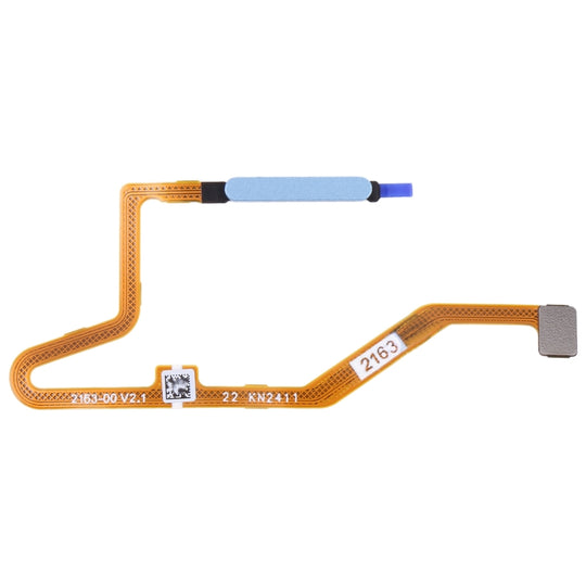 Pour Xiaomi Redmi Note 12 Pro + câble flexible de capteur d'empreintes digitales d'origine (bleu)