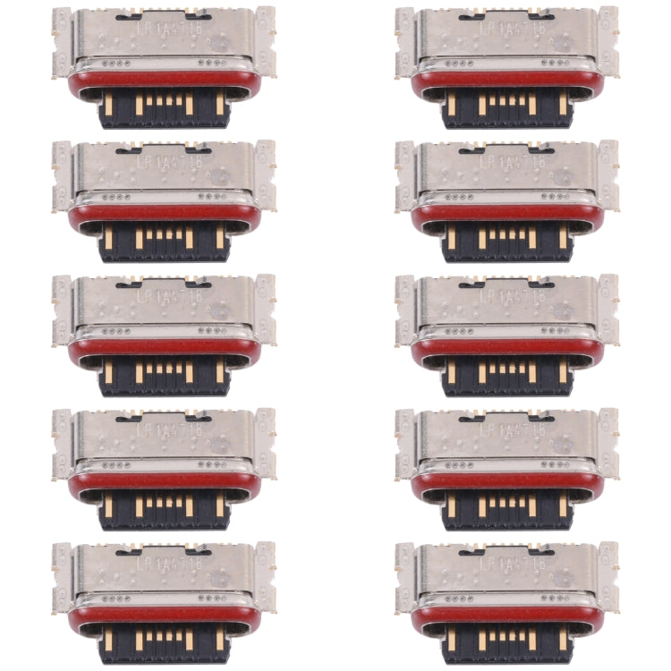 10 PCS Charging Port Connector For Xiaomi Redmi Note 11 Pro+ 5G India - Tail Connector by buy2fix | Online Shopping UK | buy2fix