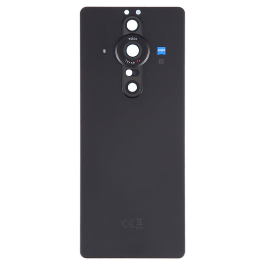 For Sony Xperia Pro-I Original Battery Back Cover with Camera Lens Cover(Black) - Back Cover by buy2fix | Online Shopping UK | buy2fix