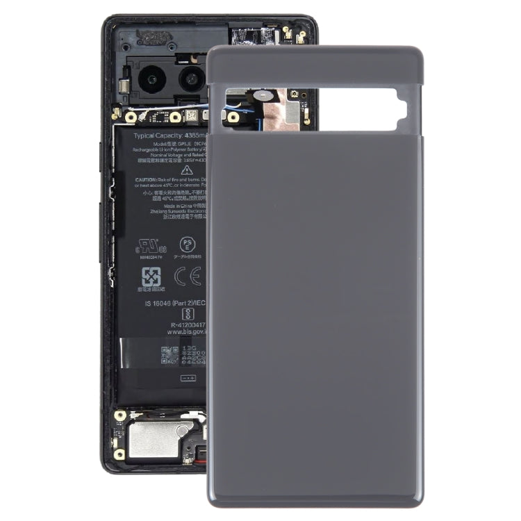 For Google Pixel 7a Original Battery Back Cover(Black) by buy2fix