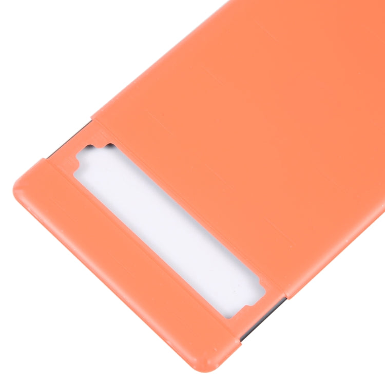 For Google Pixel 7a Original Battery Back Cover(Orange) by buy2fix