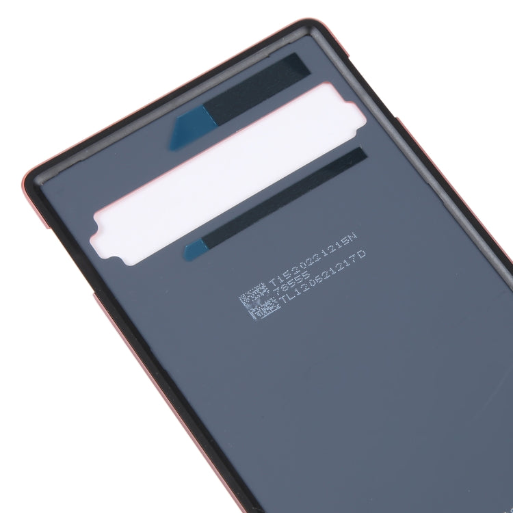 For Google Pixel 7a Original Battery Back Cover(Orange) by buy2fix