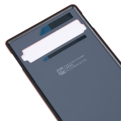 For Google Pixel 7a Original Battery Back Cover(Orange) by buy2fix