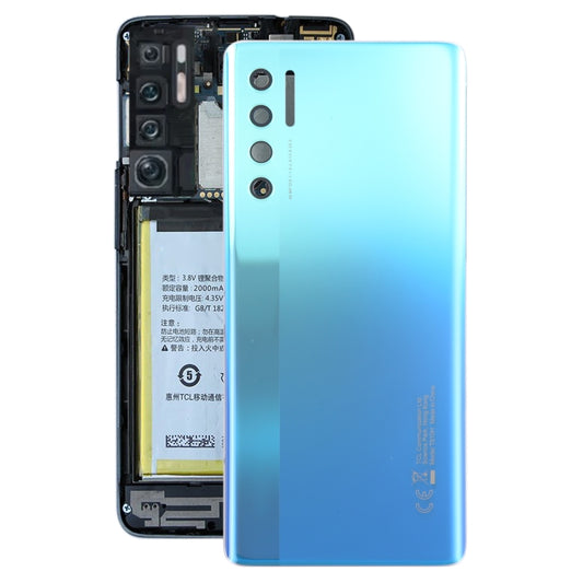 For TCL 20 Pro 5G Original Battery Back Cover(Blue) - For TCL by buy2fix | Online Shopping UK | buy2fix