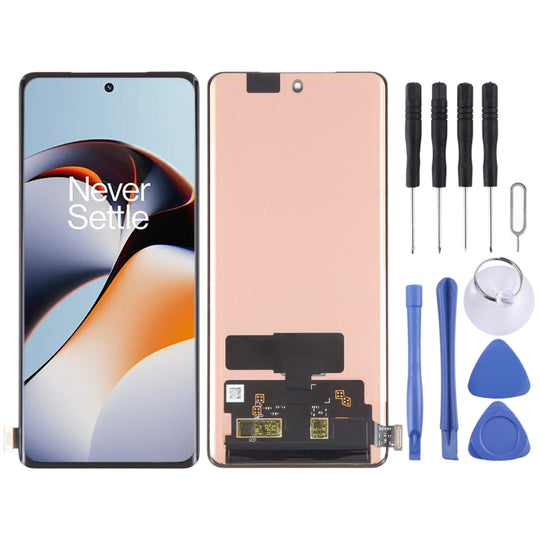 For OnePlus 11R CPH2487 Original Fluid AMOLED Material LCD Screen With Digitizer Full Assembly (Black)