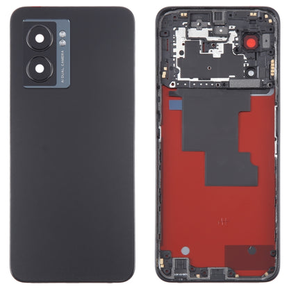 For OPPO A57 5G Original Battery Back Cover with Middle Frame(Black) - Back Cover by buy2fix | Online Shopping UK | buy2fix