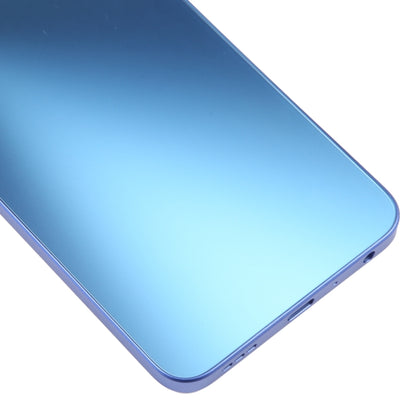 For OPPO A57 5G Original Battery Back Cover with Middle Frame(Blue) - Back Cover by buy2fix | Online Shopping UK | buy2fix
