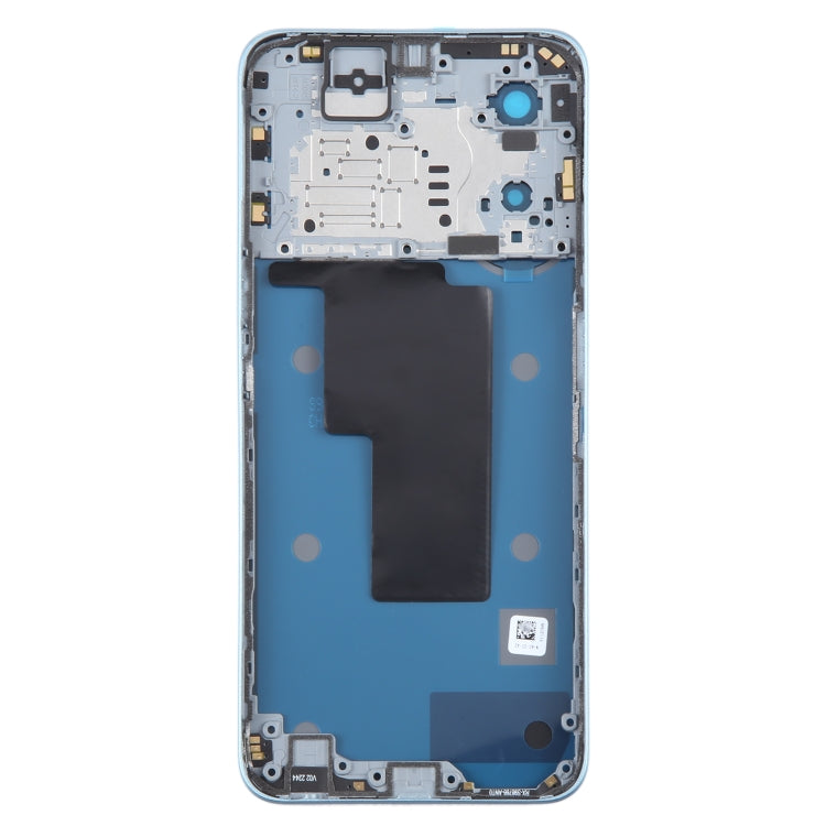For OPPO A58 5G Original Battery Back Cover with Middle Frame(Blue) - Back Cover by buy2fix | Online Shopping UK | buy2fix