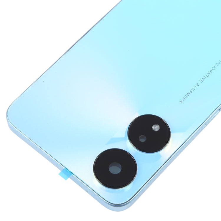 For OPPO A58 5G Original Battery Back Cover with Middle Frame(Blue) - Back Cover by buy2fix | Online Shopping UK | buy2fix