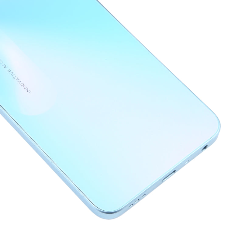 For OPPO A58 5G Original Battery Back Cover with Middle Frame(Blue) - Back Cover by buy2fix | Online Shopping UK | buy2fix