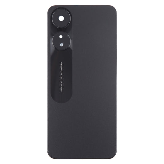 For OPPO A78 5G Original Battery Back Cover with Middle Frame(Black) - Back Cover by buy2fix | Online Shopping UK | buy2fix