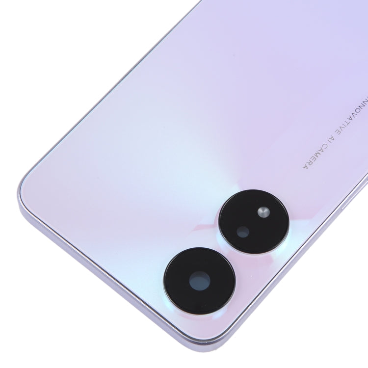 For OPPO A78 5G Original Battery Back Cover with Middle Frame(Purple) - Back Cover by buy2fix | Online Shopping UK | buy2fix