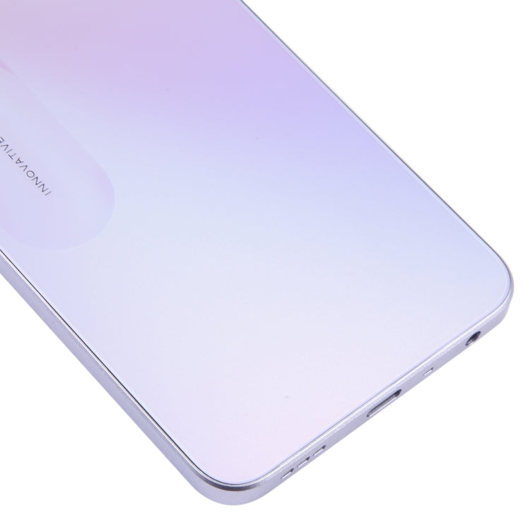 For OPPO A78 5G Original Battery Back Cover with Middle Frame(Purple) - Back Cover by buy2fix | Online Shopping UK | buy2fix